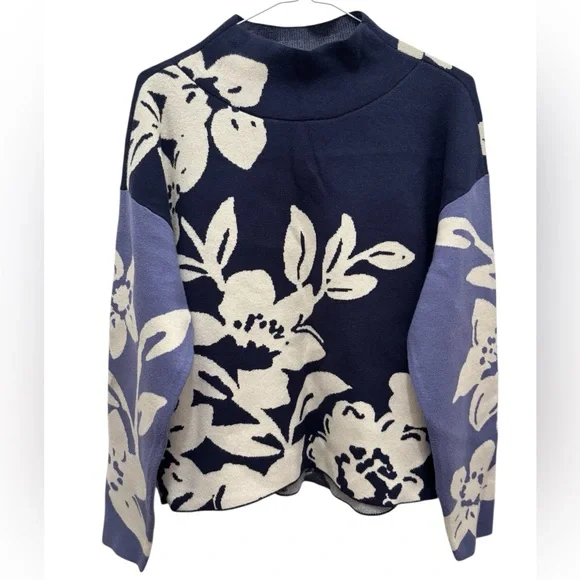 Maeve Carys Floral Mockneck Sweater NWT - Picture 2 of 7